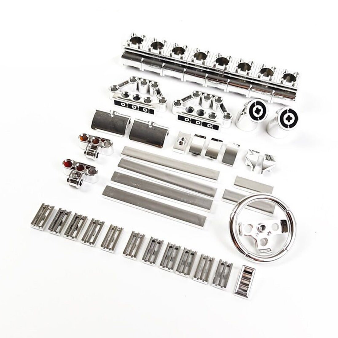 918 Sports Car (Panda - inspired Color)Klemmbausteine - LesDiy - Klemmbausteine