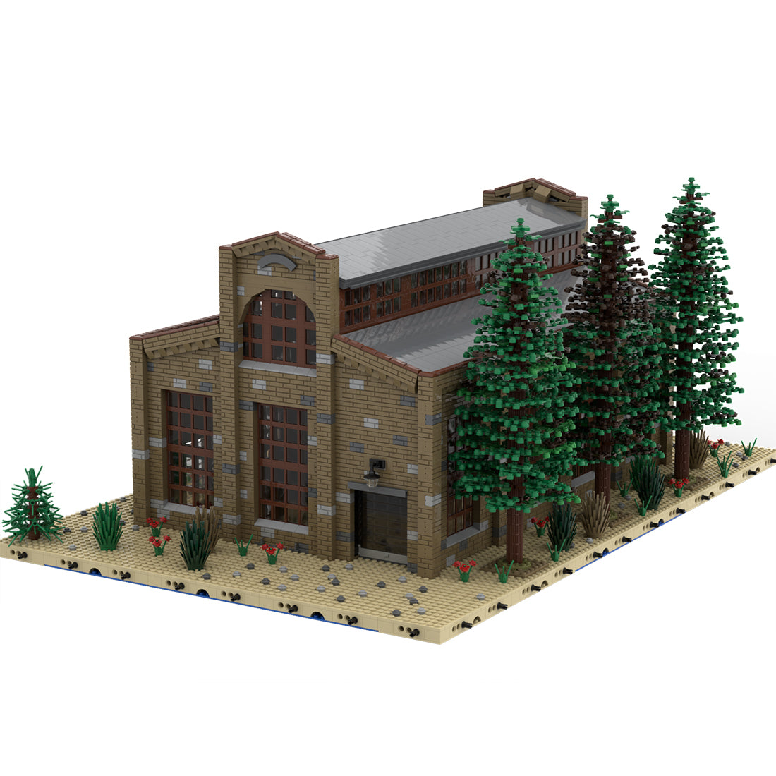 MOC-139273 Union Crane and Shovel Warehouse Klemmbausteine