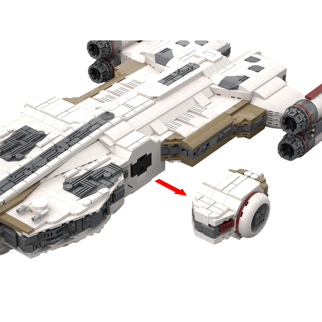 MOC-178872 The Bad Batch - The Remora Klemmbausteine