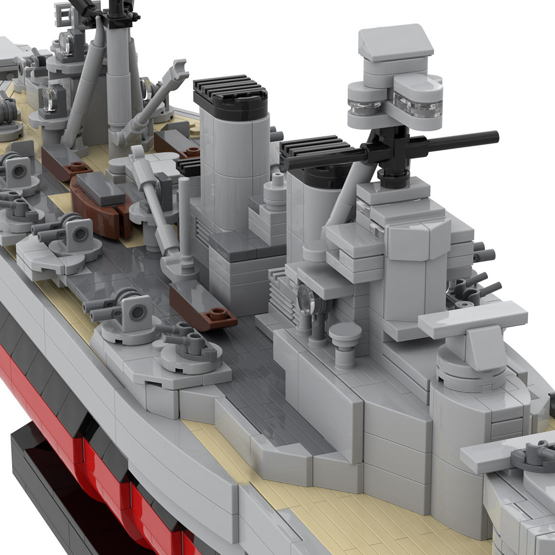 1/300 Scale HMS Hood Battlecruiser Klemmbausteine