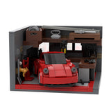 Classic Sports Car Garage Klemmbausteine