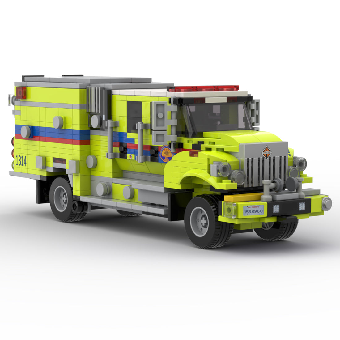 MOC-250511 2020 BME Intl. Typ III Cal OES Waldbrandlöschfahrzeug Klemmbausteine