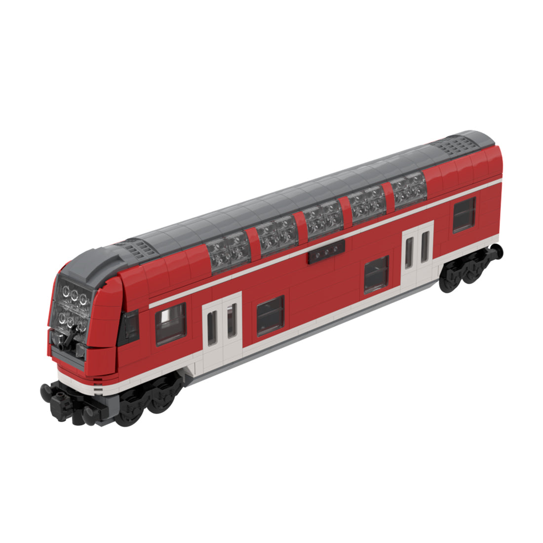 DB Doppeldecker-Steuerwagen Klemmbausteine