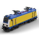 BR146 Schienenverkehrszüge kein Motor-Klemmbausteine-LesDiy-gelb-blaue Mischfarbe-LesDiy