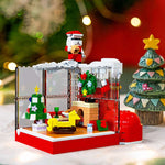 Christmas Cottage Pen Container Klemmbausteine-Klemmbausteine-LesDiy-LesDiy