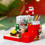 Christmas Cottage Pen Container Klemmbausteine-Klemmbausteine-LesDiy-LesDiy