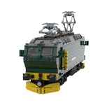 EL17 Electric Locomotive Train Kleembausteine-Klemmbausteine-LesDiy-LesDiy