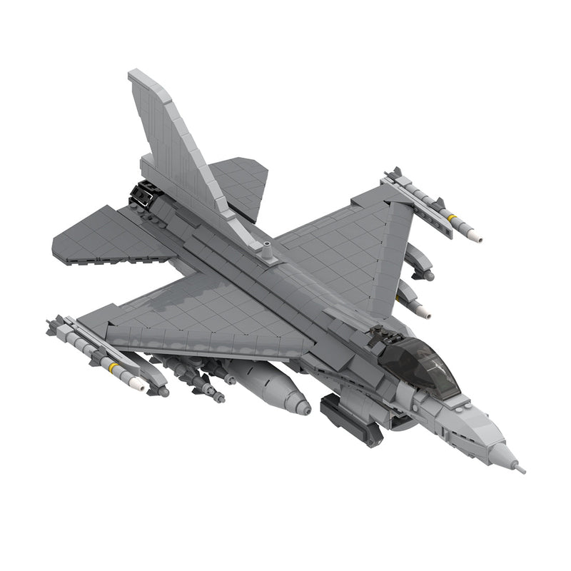 F-16C Aircraft Klemmbausteine-Klemmbausteine-LesDiy-LesDiy