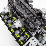 Lamborghini Aventador 6.5L Quad Cam 60° V12 Cylinder Mid-Speed Engine Klemmbausteine-Klemmbausteine-LesDiy-LesDiy