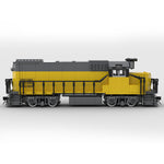 MOC-104681 Union Pacific GP15 Retro-Zug Klemmbausteine-Klemmbausteine-LesDiy-Lokomotiven-LesDiy