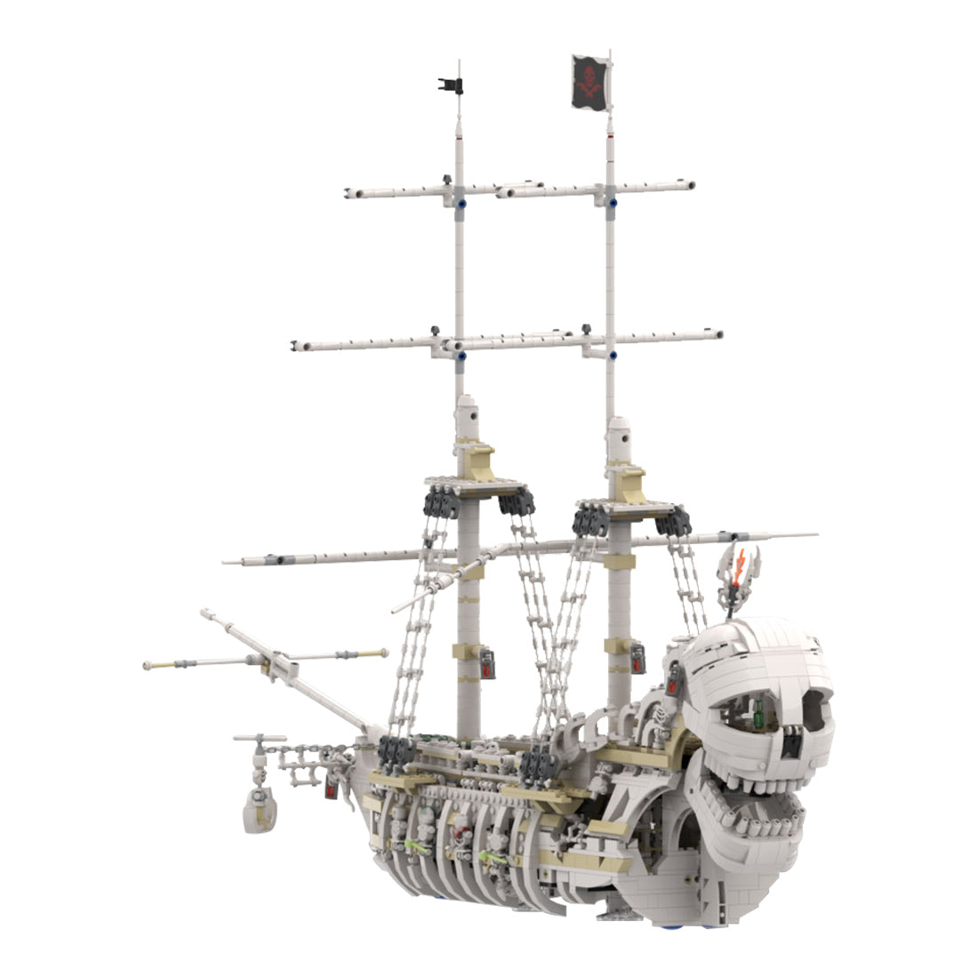 MOC-110420 Das erschreckende Piratenschiff Charon's Chest Klemmbausteine-Klemmbausteine-LesDiy-LesDiy