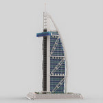 MOC-113482 Burj Al Arab Klemmbausteine-Klemmbausteine-LesDiy-LesDiy