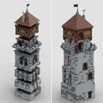 MOC-131250 H15 Großer vorderer Turm-Klemmbausteine-LesDiy-LesDiy