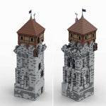 MOC-131250 H15 Großer vorderer Turm-Klemmbausteine-LesDiy-LesDiy