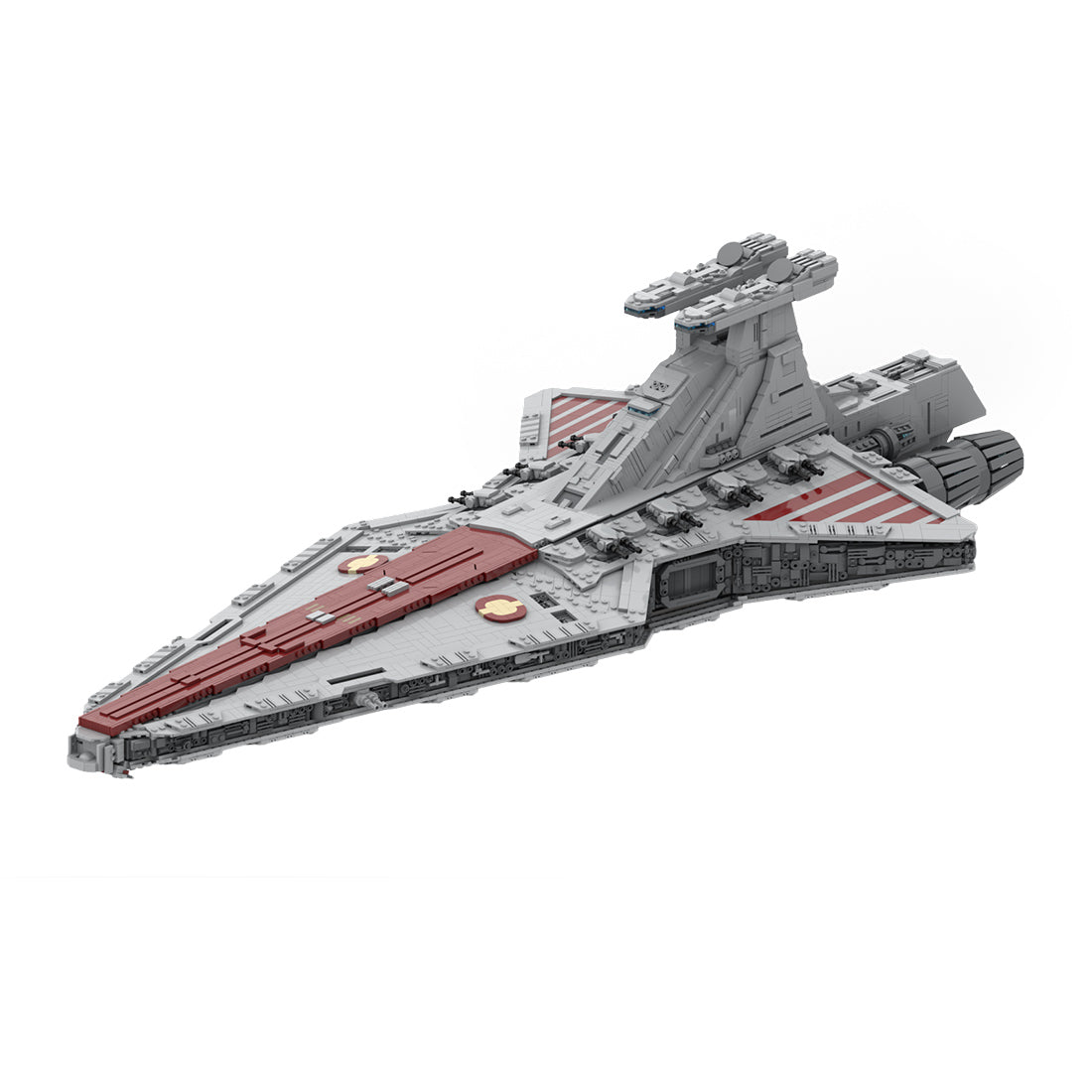 MOC-149454 Venator-Class Star klemmbaustine-Klemmbausteine-LesDiy-LesDiy