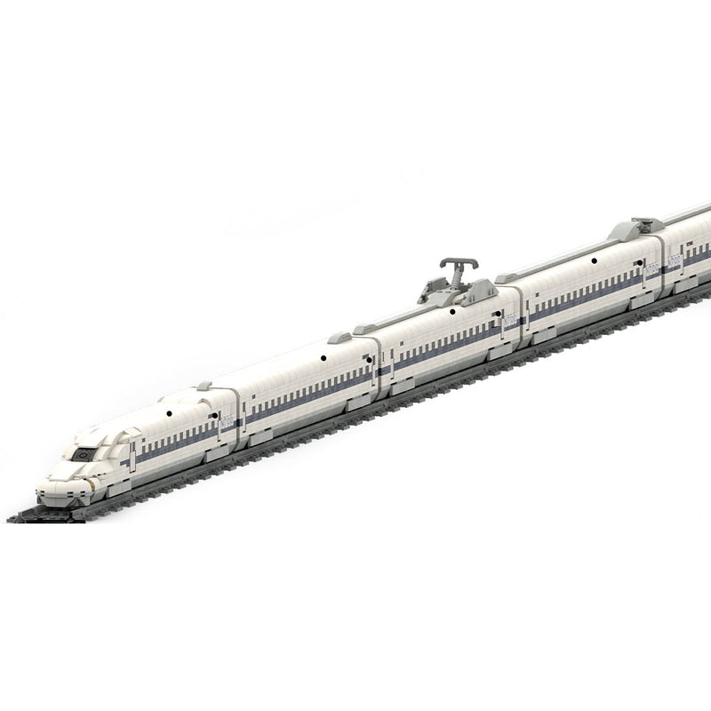 MOC-153597 Shinkansen N700 | Bullet Train - 1:70 Scale Klemmbausteine-Klemmbausteine-LesDiy-LesDiy