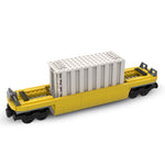 MOC-159041 TTX 20-Zoll-Container-Lkw-Klemmbausteine-LesDiy-blau-LesDiy
