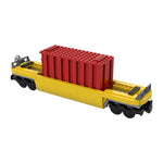 MOC-159041 TTX 20-Zoll-Container-Lkw-Klemmbausteine-LesDiy-Rot-LesDiy