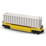 MOC-159041 TTX 40-Zoll-Container-Lkw-Klemmbausteine-LesDiy-Weiß-LesDiy