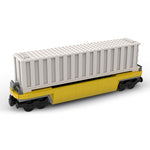MOC-159041 TTX 40-Zoll-Container-Lkw-Klemmbausteine-LesDiy-blau-LesDiy