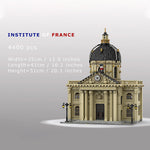 MOC-163321 Institut von Frankreich Klemmbausteine-Klemmbausteine-LesDiy-LesDiy