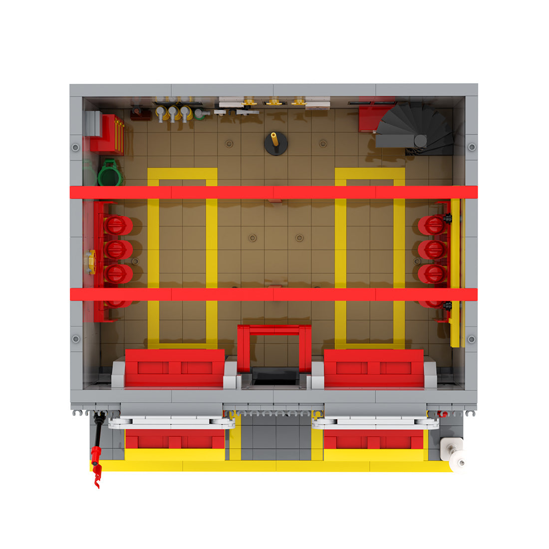 MOC - 165068 Modulare New Yorker Feuerwehr Klemmbausteine - LesDiy - Klemmbausteine