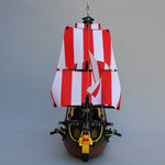 MOC-166879 Medieval Barracuda-ship Klemmbausteine（ohne Segel）-Klemmbausteine-LesDiy-LesDiy