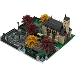 MOC-36498 Modular Kirche mit Friedhof-Klemmbausteine-LesDiy-LesDiymoc-36498-modular-church-with-cemetery-klemmbausteine