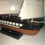 MOC-40456 1/200 USS Constitution Ship Klemmbausteine-Klemmbausteine-LesDiy-LesDiy