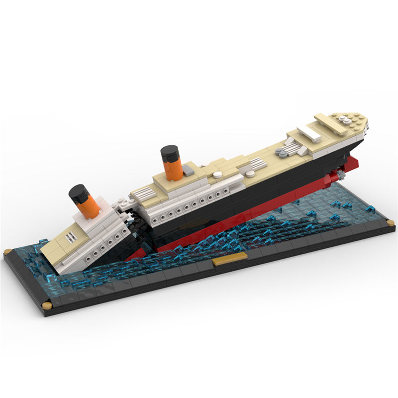 MOC-51466 Titanic Sinken Szene-Klemmbausteine-LesDiy-LesDiy