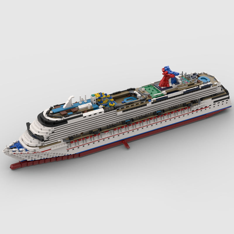 MOC-67085 Carnival Dream Bausteinboot Klemmbausteine-Klemmbausteine-LesDiy-LesDiy