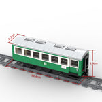 MOC-81650 Modeled Compartment Zug Klemmbausteine-Klemmbausteine-LesDiy-LesDiy