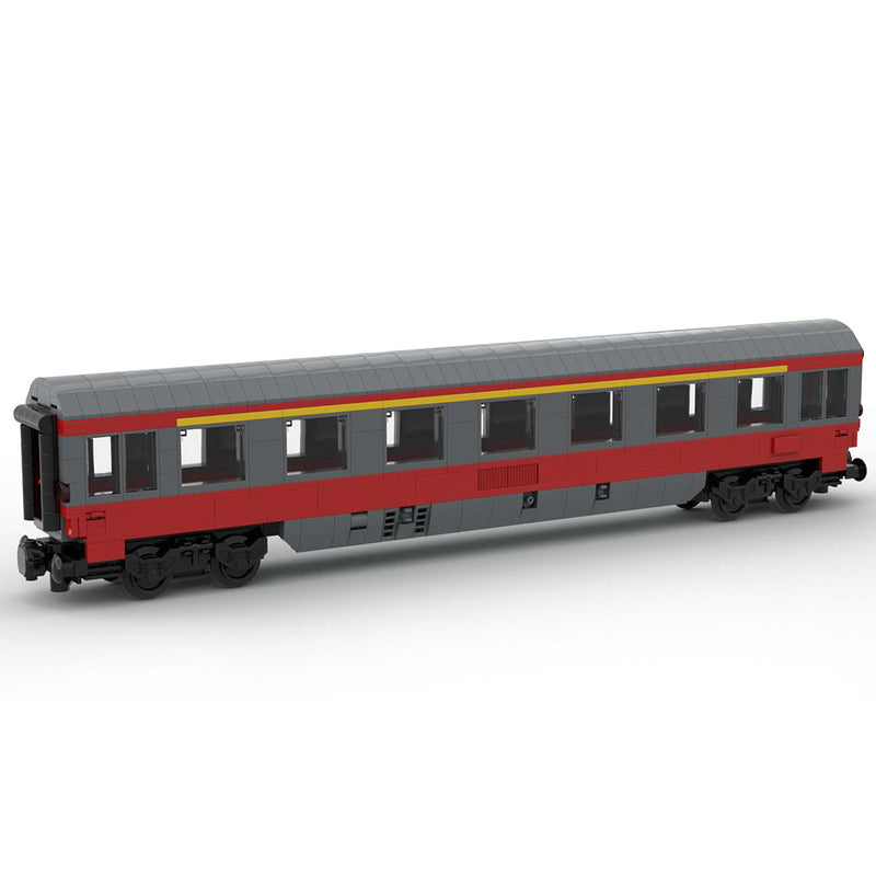 MOC-97688 6wide Static Edition ÖBB Personenwagen 1. Klasse S ohne Druckteile und Figuren-Klemmbausteine-LesDiy-LesDiy