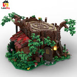 MOC-98101 Medieval Forest Fairy Cottage Klemmbausteine-Klemmbausteine-LesDiy-LesDiy