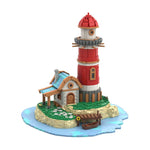 MOC Medieval Fairytale World Insel-Leuchtturmmodell Klemmbausteine-Klemmbausteine-LesDiy-LesDiy
