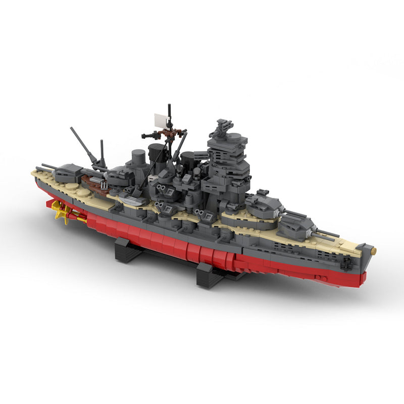 Mini-Schlachtschiff Bismarck Klemmbausteine-Klemmbausteine-LesDiy-LesDiy