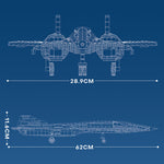 Mocsage 1/35 Darkstar SR-72 UAV Klemmbausteine-Klemmbausteine-LesDiy-LesDiy