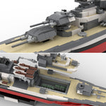 O-Klasse Schlachtkreuzer „Siegfried“ - Scale 1:300-Klemmbausteine-LesDiy-LesDiy