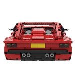 Roter Sportwagen Modell Roadster Klemmbausteine-Klemmbausteine-LesDiy-LesDiy