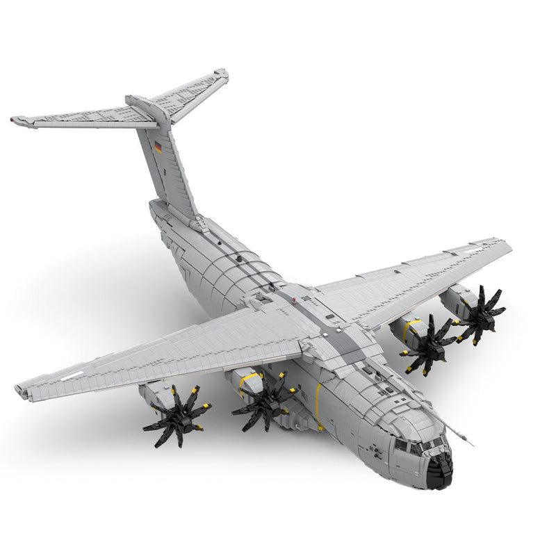 Transportflugzeug A400M Atlas Klemmbausteine-Klemmbausteine-LesDiy-Statische Version (ohne Motor)-LesDiy