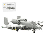 A - 10 Attack Aircraft Military Klemmbausteine （Grey） - LesDiy - Klemmbausteine