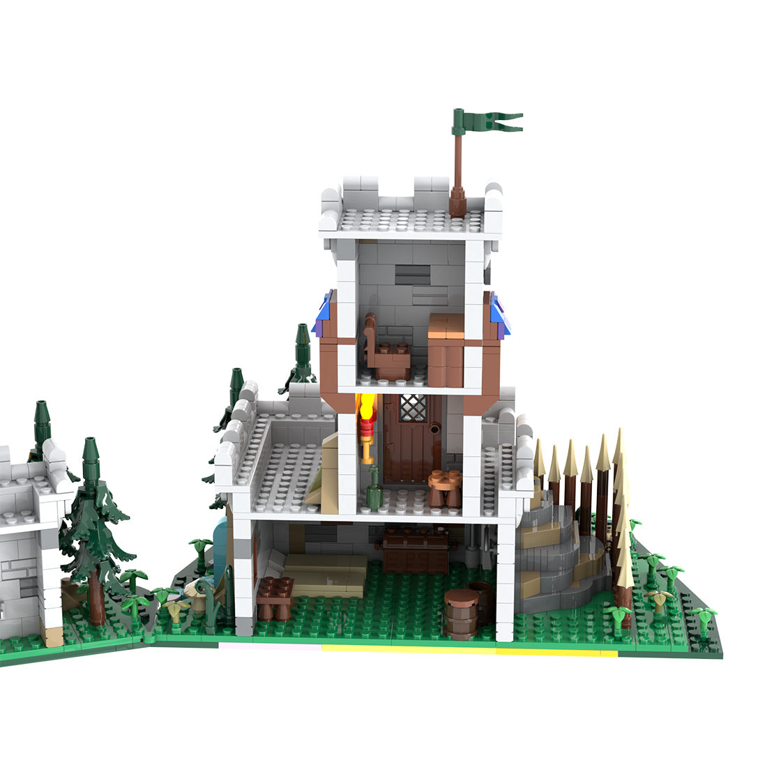 MOC-228153 Medieval Tower Klemmbausteine
