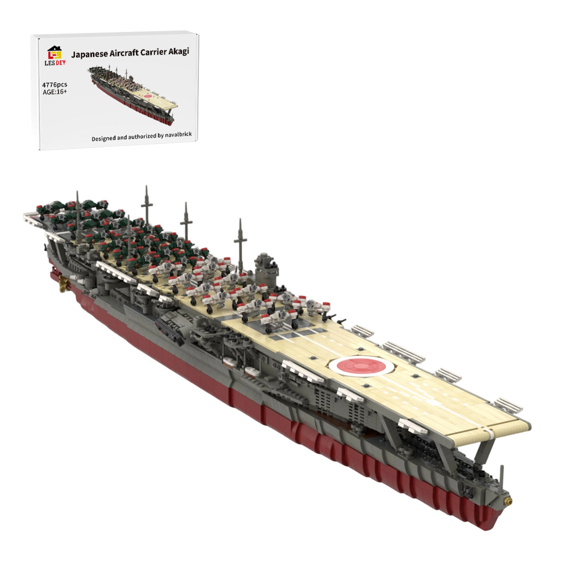 Flugzeugträger Akagi Klemmbausteine