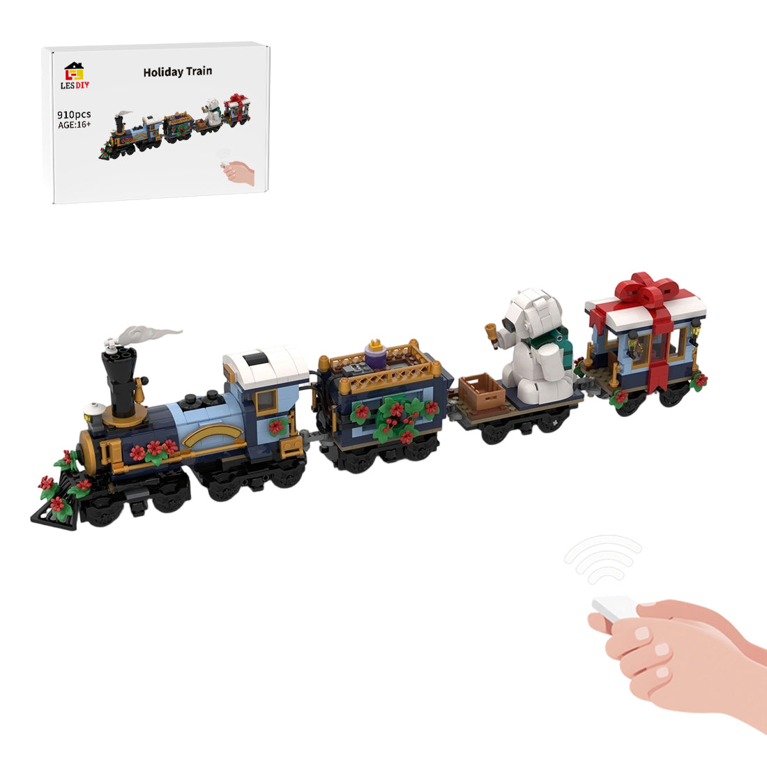MOC-249783 Holiday Express Train Klemmbausteine