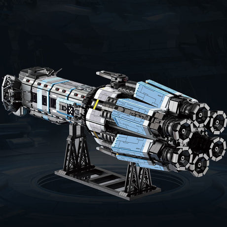 AGATHA KING Langförmiges Sci - Fi - Schlachtschiff - Raumschiff Klemmbausteine - LesDiy - Klemmbausteine