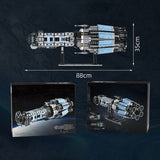 AGATHA KING Langförmiges Sci - Fi - Schlachtschiff - Raumschiff Klemmbausteine - LesDiy - Klemmbausteine