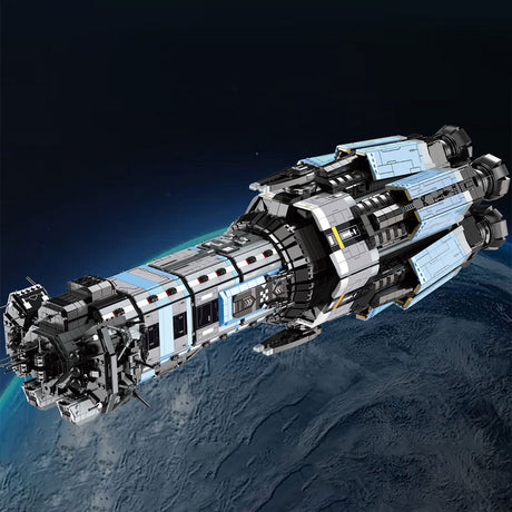 AGATHA KING Langförmiges Sci - Fi - Schlachtschiff - Raumschiff Klemmbausteine - LesDiy - Klemmbausteine