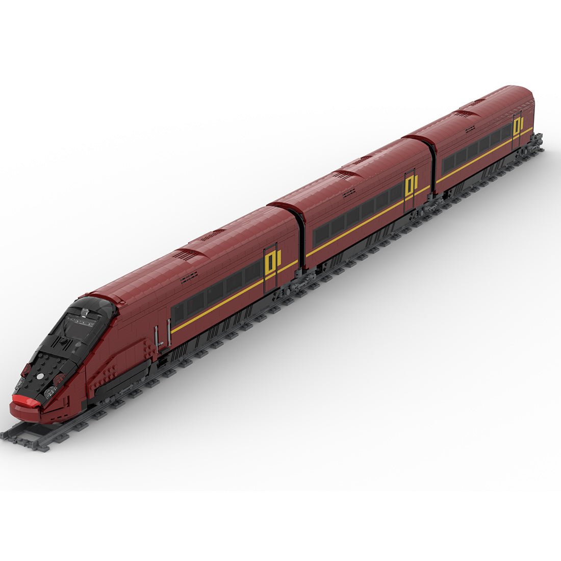 AGV - 575 Italo High Speed Train Smart Class Klemmbausteine - LesDiy - Klemmbausteine
