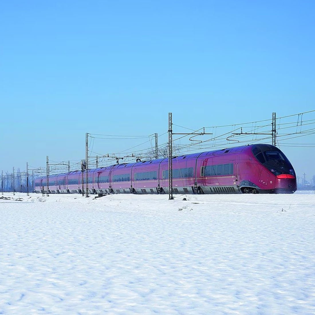 AGV - 575 Italo High Speed Train Smart Class Klemmbausteine - LesDiy - Klemmbausteine