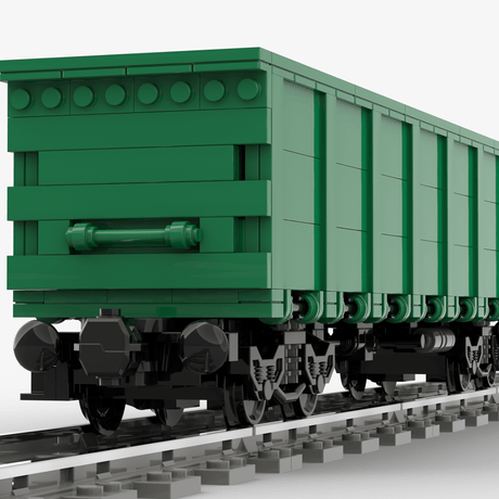 American Four - Axle Open Wagon Klemmbausteine - LesDiy - Klemmbausteine